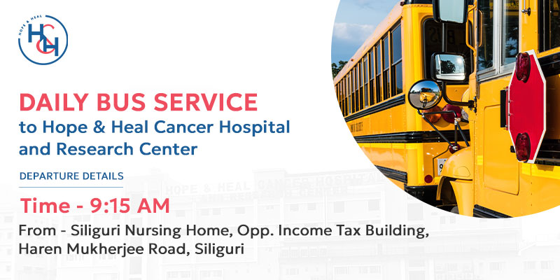 Daily Bus Service to Hope & Heal Cancer Hospital & Research Center